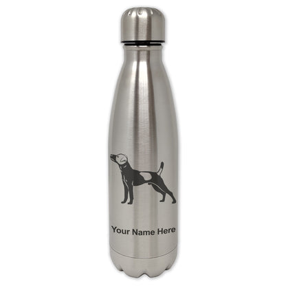 LaserGram Double Wall Water Bottle, Jack Russell Terrier Dog, Personalized Engraving Included