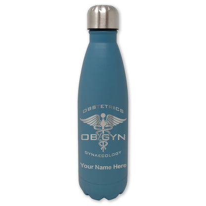 LaserGram Double Wall Water Bottle, OBGYN Obstetrics and Gynaecology, Personalized Engraving Included