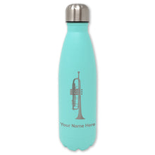 Load image into Gallery viewer, LaserGram Double Wall Water Bottle, Trumpet, Personalized Engraving Included
