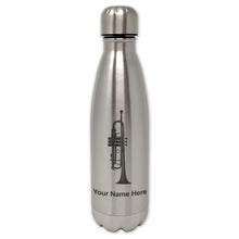 Load image into Gallery viewer, LaserGram Double Wall Water Bottle, Trumpet, Personalized Engraving Included
