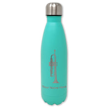 Load image into Gallery viewer, LaserGram Double Wall Water Bottle, Trumpet, Personalized Engraving Included
