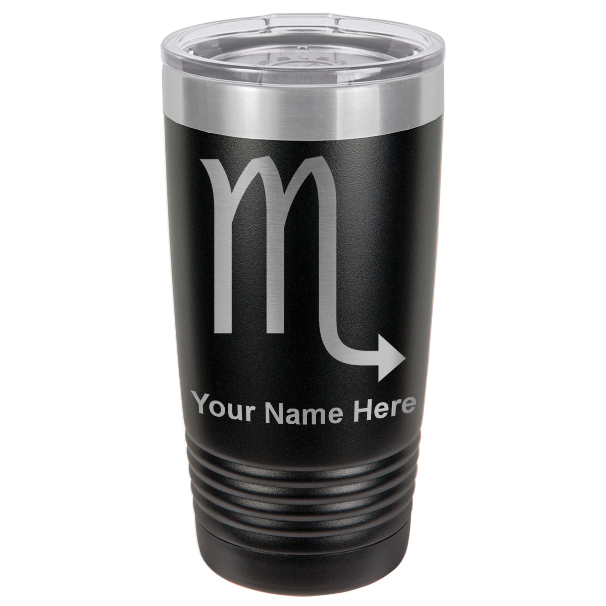 20oz Vacuum Insulated Tumbler Mug, Zodiac Sign Scorpio, Personalized Engraving Included