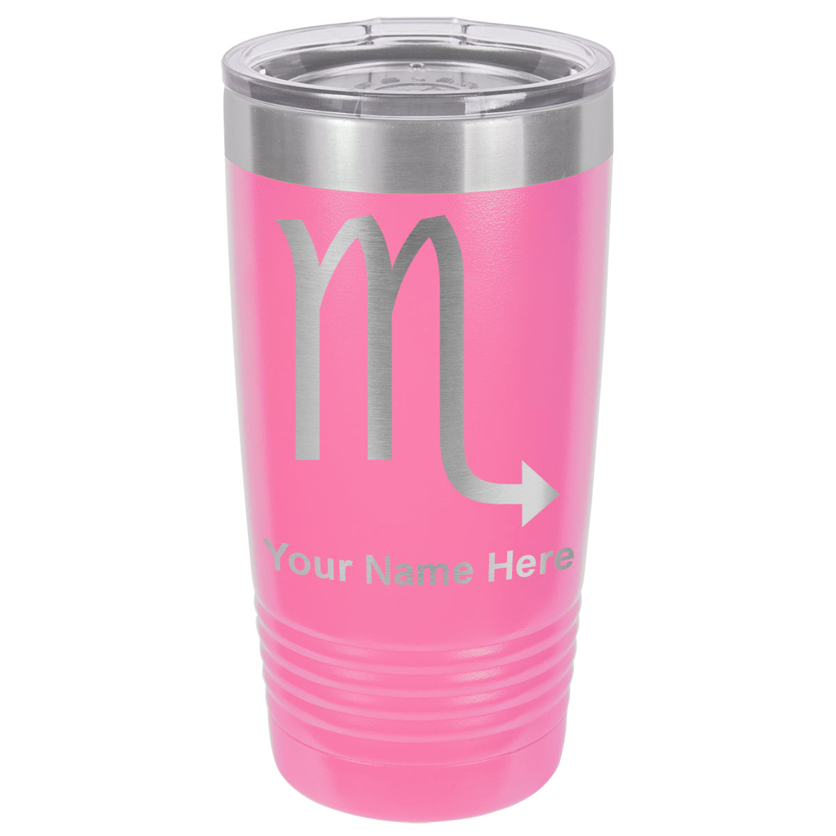 20oz Vacuum Insulated Tumbler Mug, Zodiac Sign Scorpio, Personalized Engraving Included