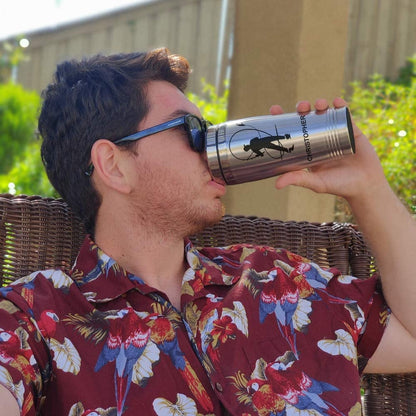 Commuter Travel Mug, World's Greatest Grandson, Personalized Engraving Included